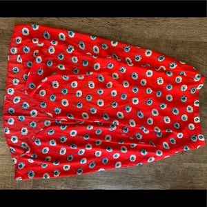 X-Small J. Crew Midi Faux- Wrap Mini Skirt